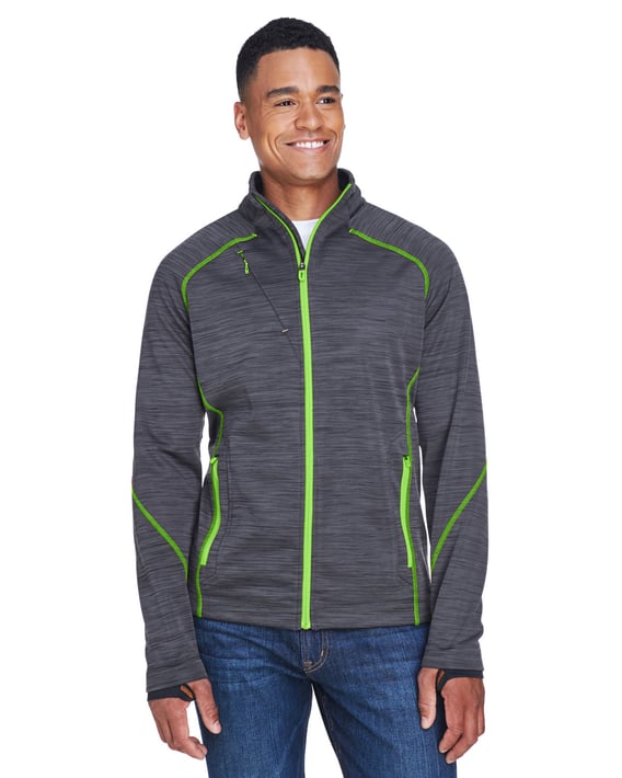 Front view of Flux Mélange Bonded Fleece Jacket