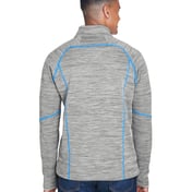 Back view of Flux Mélange Bonded Fleece Jacket
