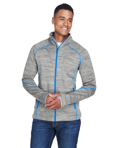 Front view of Flux Mélange Bonded Fleece Jacket