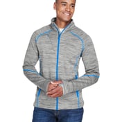 Front view of Flux Mélange Bonded Fleece Jacket