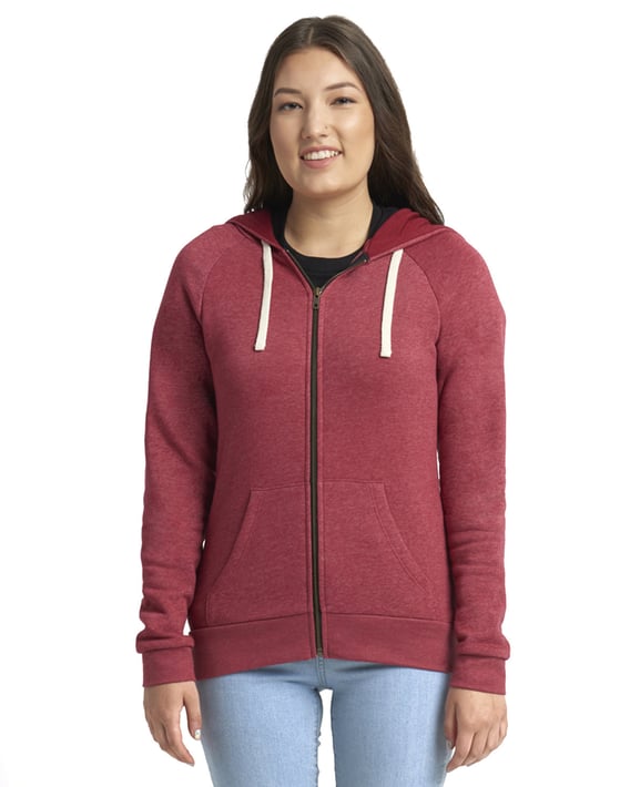 Front view of Women’s Malibu Raglan Full-Zip Hoodie