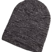 Front view of Ribbed Marled Beanie