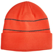 Front view of Reflective Cuffed Beanie