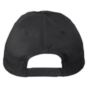 Back view of Unstructured Snapback Cap