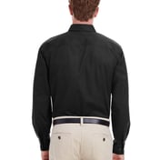 Back view of Foundation Cotton Twill Dress Shirt With Teflon