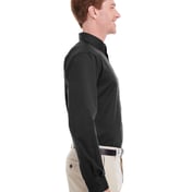 Side view of Foundation Cotton Twill Dress Shirt With Teflon