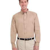 Front view of Foundation Cotton Twill Dress Shirt With Teflon