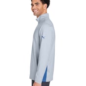 Side view of Mesa Stripe Quarter-Zip Pullover