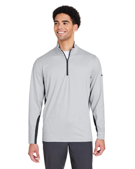 Front view of Mesa Stripe Quarter-Zip Pullover