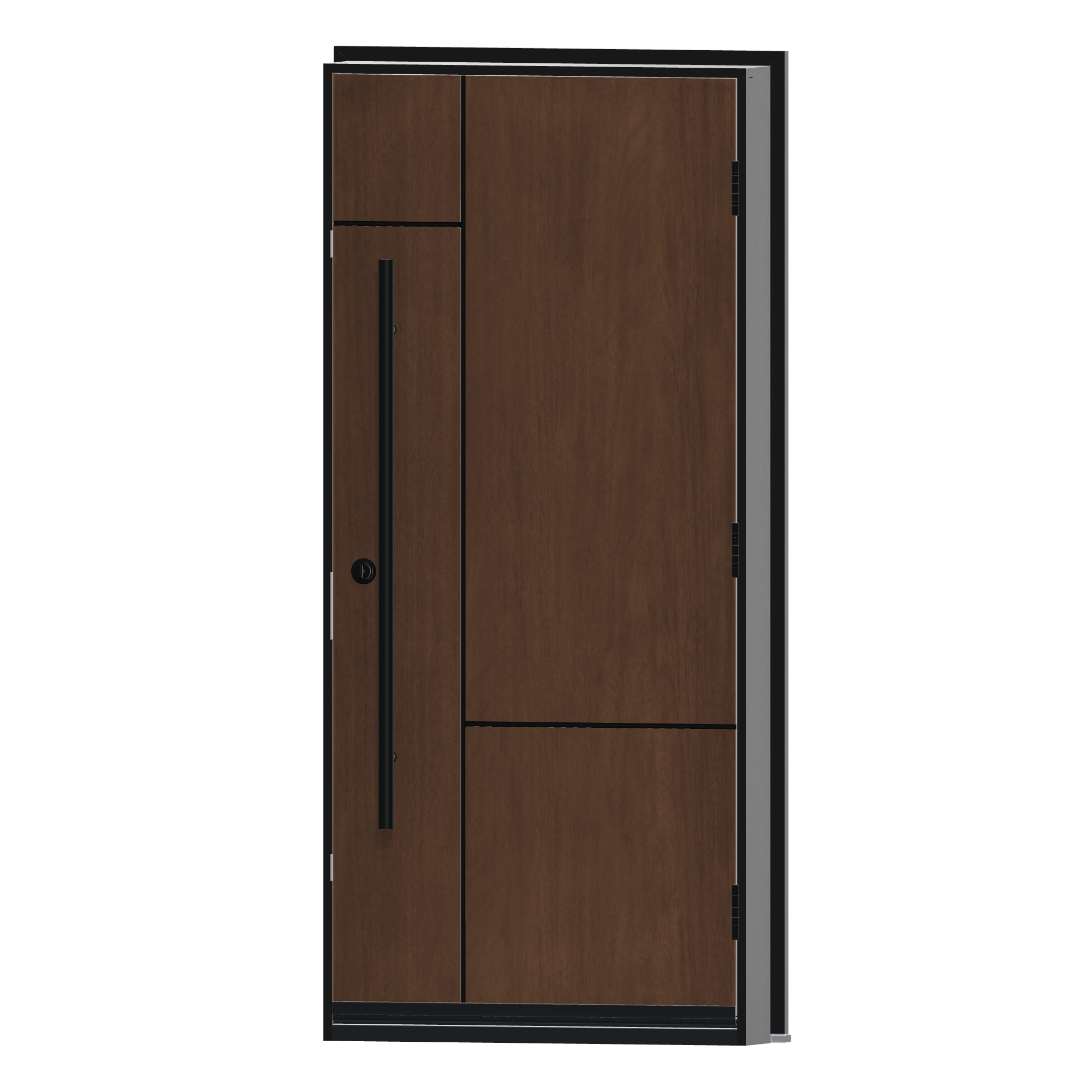 Angled interior view of 36 × 79 inch Ace II Fiberglass Entry Door