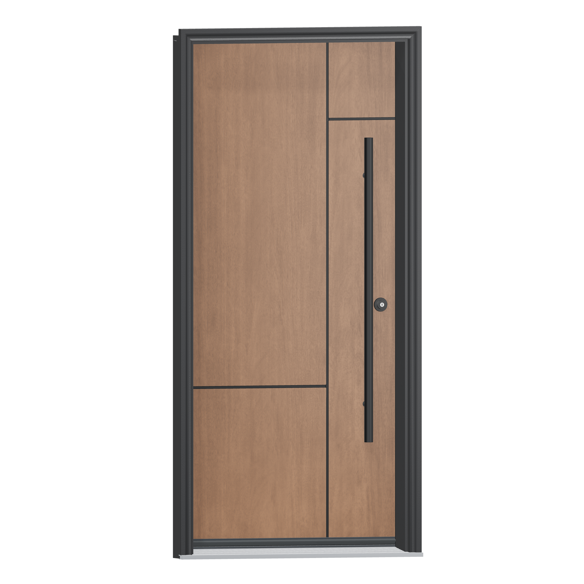 Opposite exterior angle of 36 × 79 inch Ace II Fiberglass Entry Door