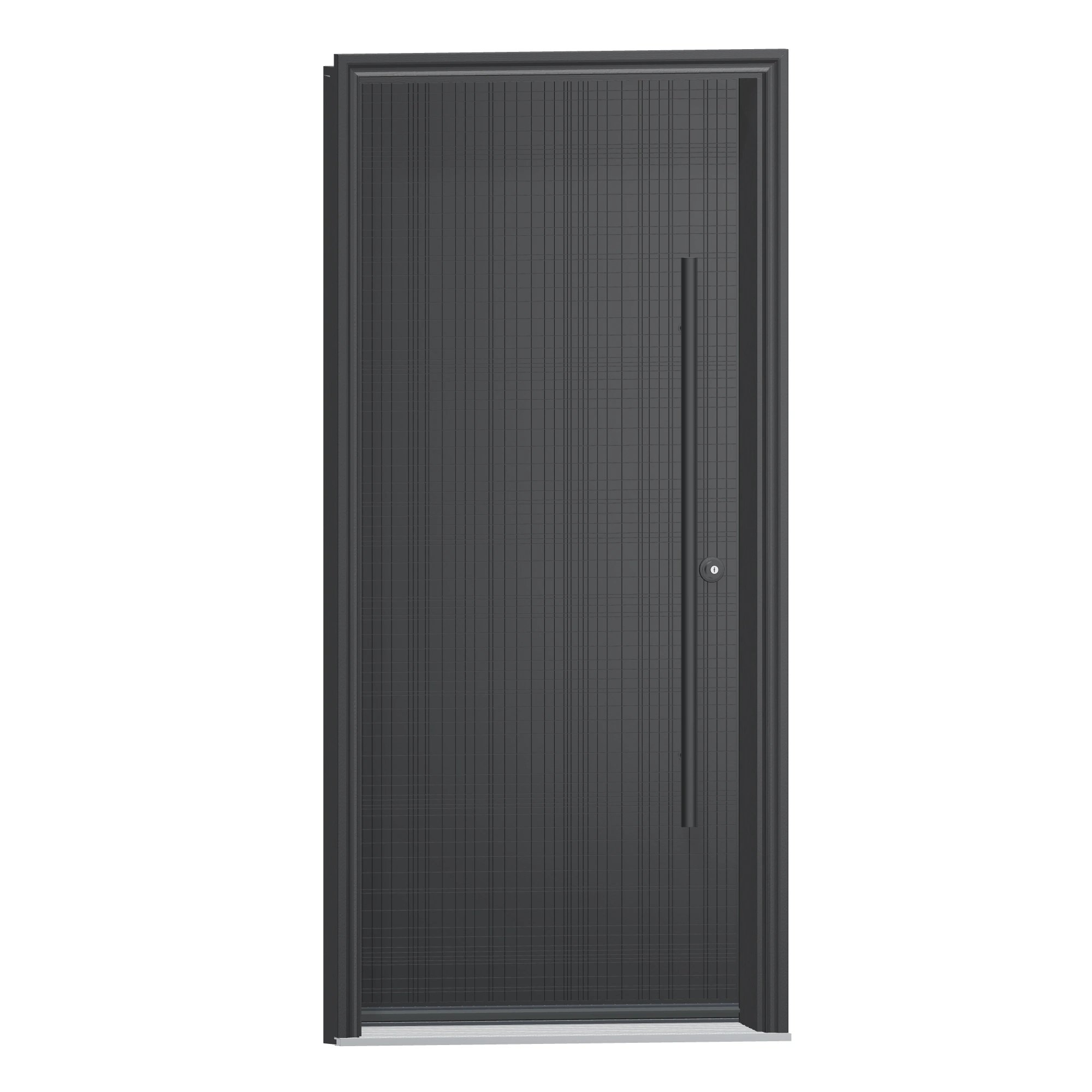 Opposite exterior angle of 36 × 79 inch Arcadia Fiberglass Entry Door