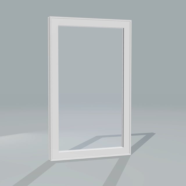 Angled exterior configurator view of the 32 × 52 inch casement, white exterior / white interior, without nailing flange