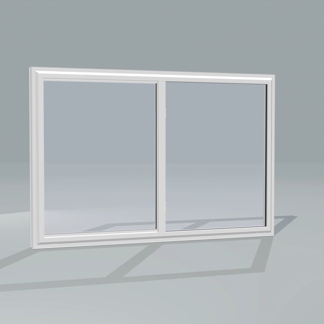 Angled exterior configurator view of the 60 × 40 inch single slider, white exterior / white interior, without nailing flange