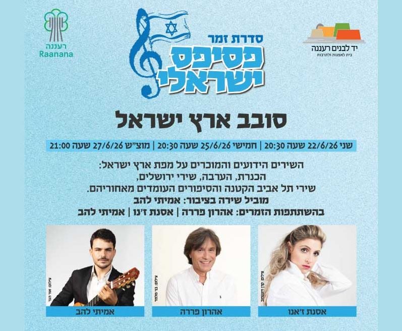 סובב ארץ ישראל – סדרת זמר פסיפס ישראלי