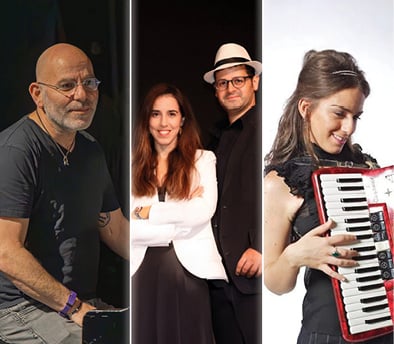 קולאז' תמונות של אומנים שונים