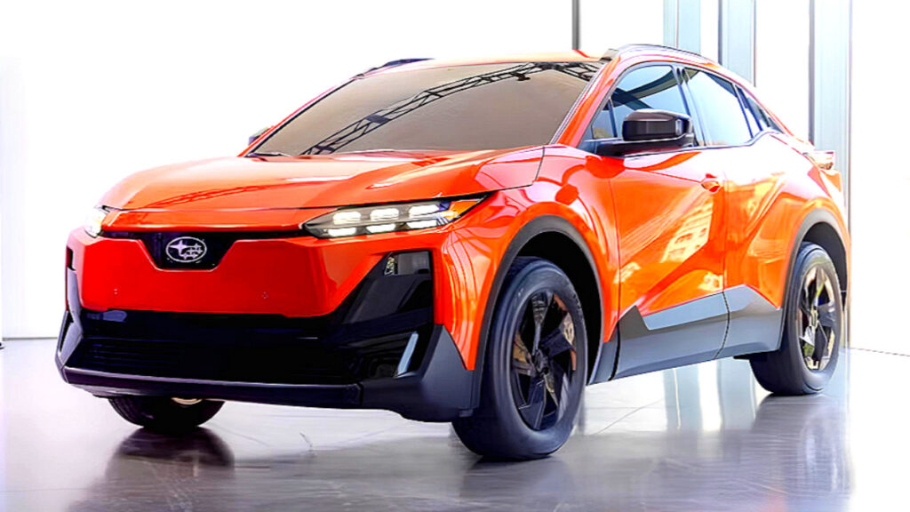 스바루 전기 SUV 테슬라 충전