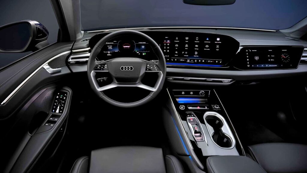 아우디 신형 A6 고급 옵션 모습