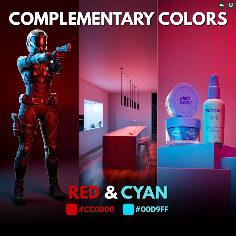 Archive page on complementary lighting colours