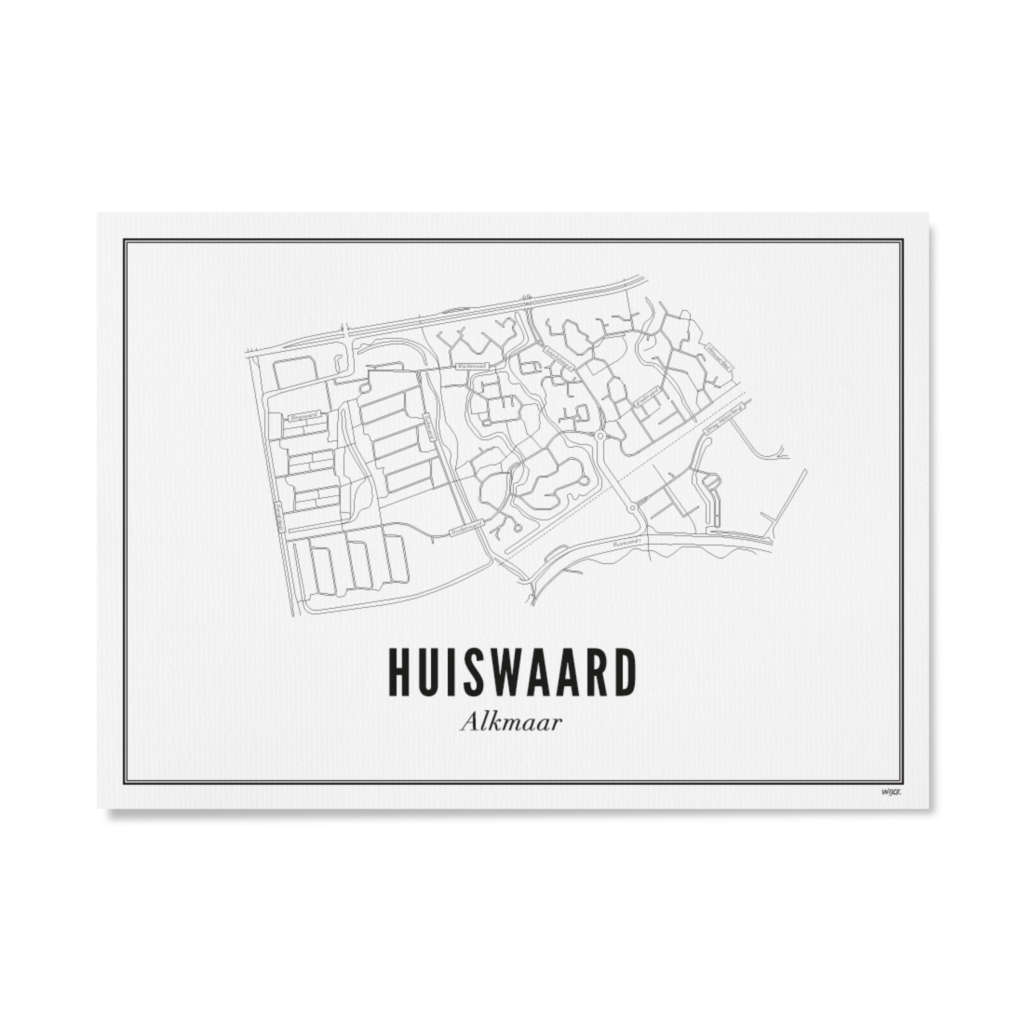 Affiches de Alkmaar - Huiswaard | WIJCK.