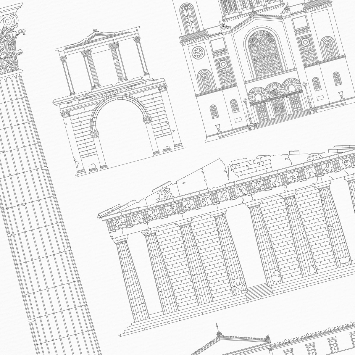 Affiches de Iconics of Athens | WIJCK.