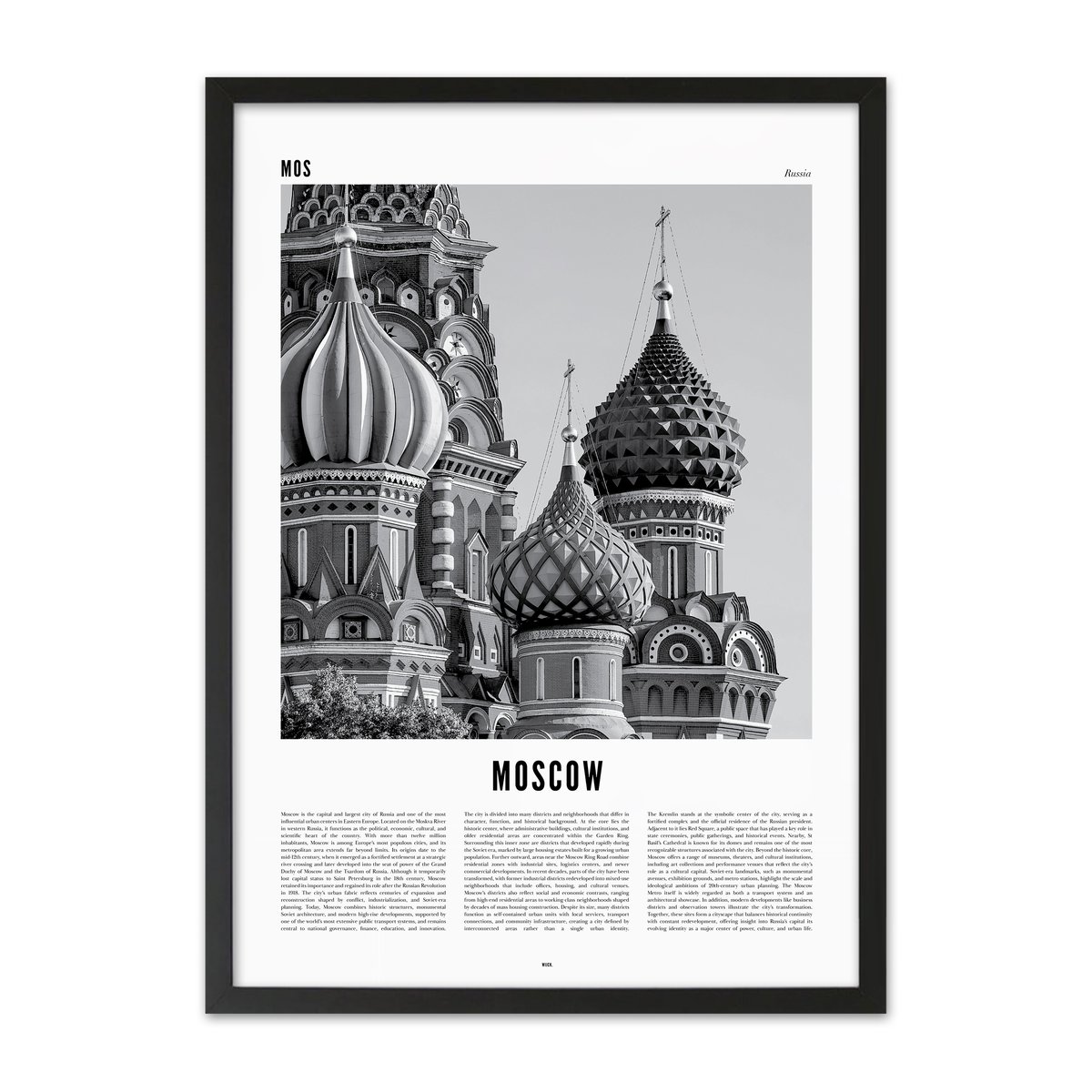 Poster of Moscow | WIJCK.