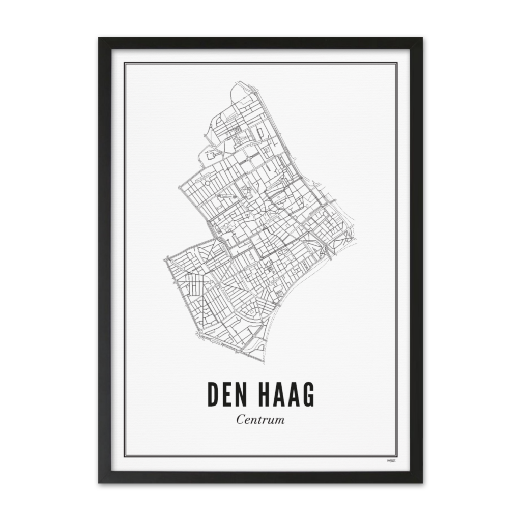 Poster of The Hague - Centre | WIJCK.