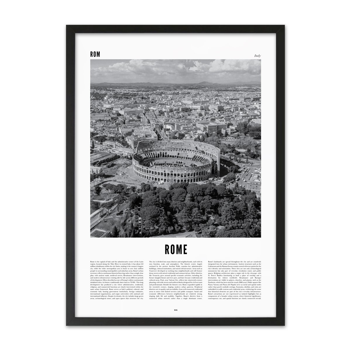 Affiches de Rome | WIJCK.