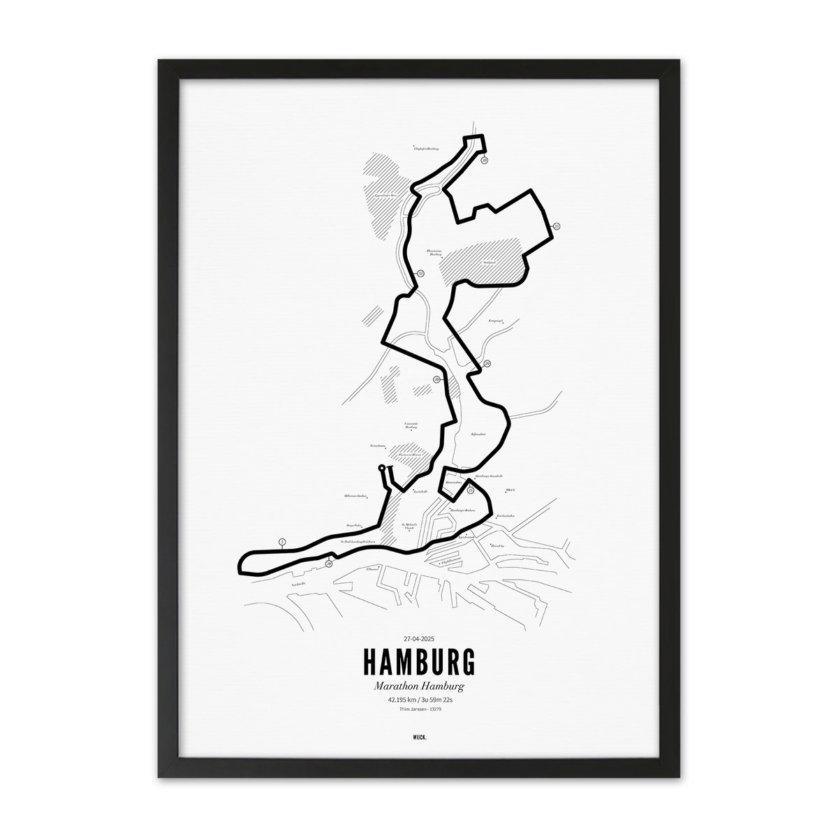 Affiches de Marathon Hamburg 2025 | WIJCK.