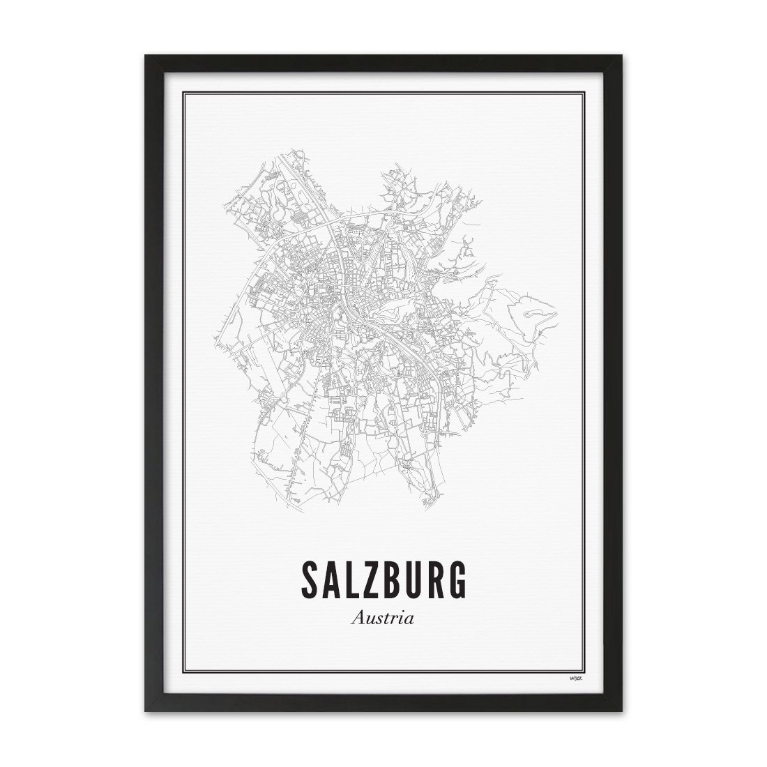 Poster von Salzburg - Stad | WIJCK.
