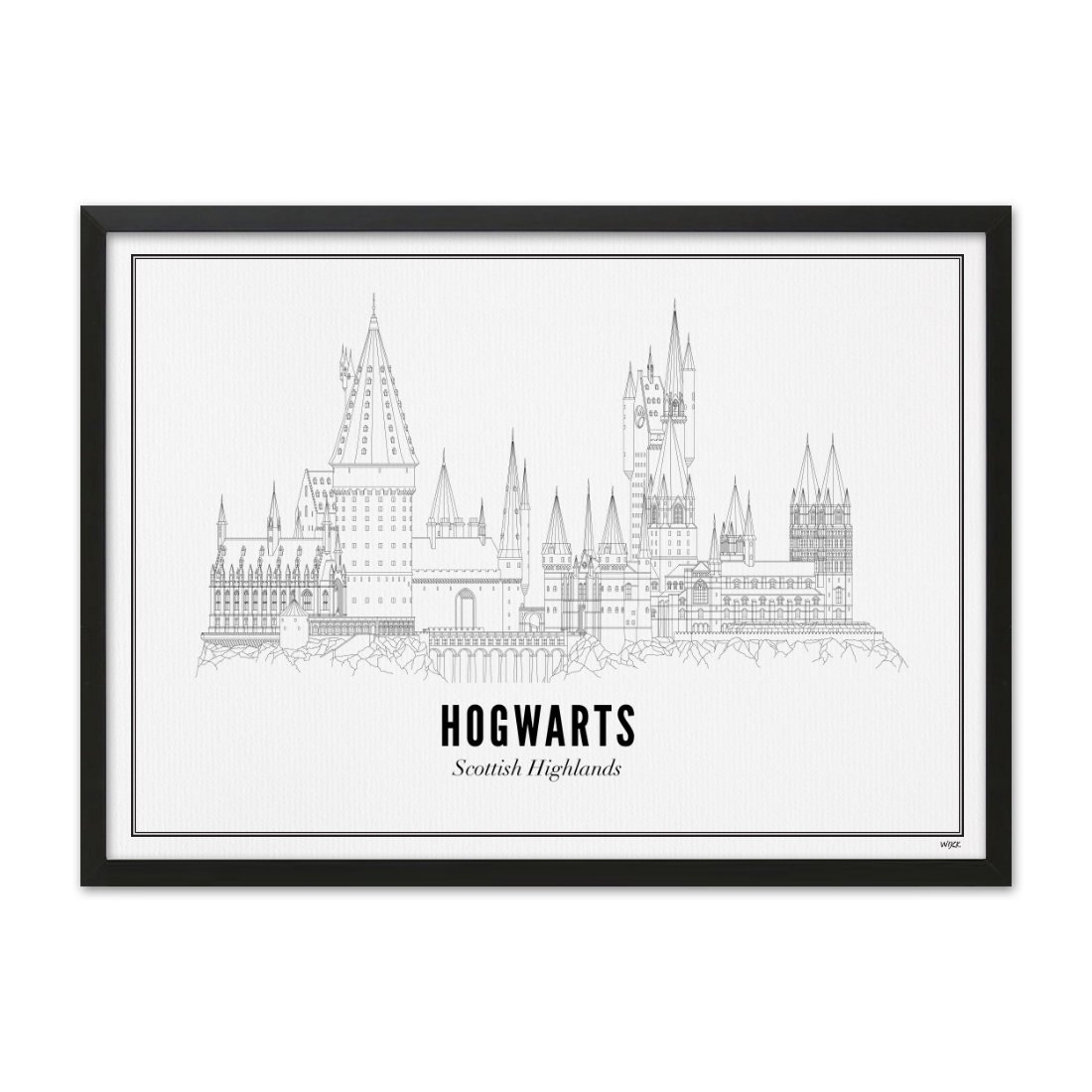 Poster van Hogwarts | WIJCK. 
