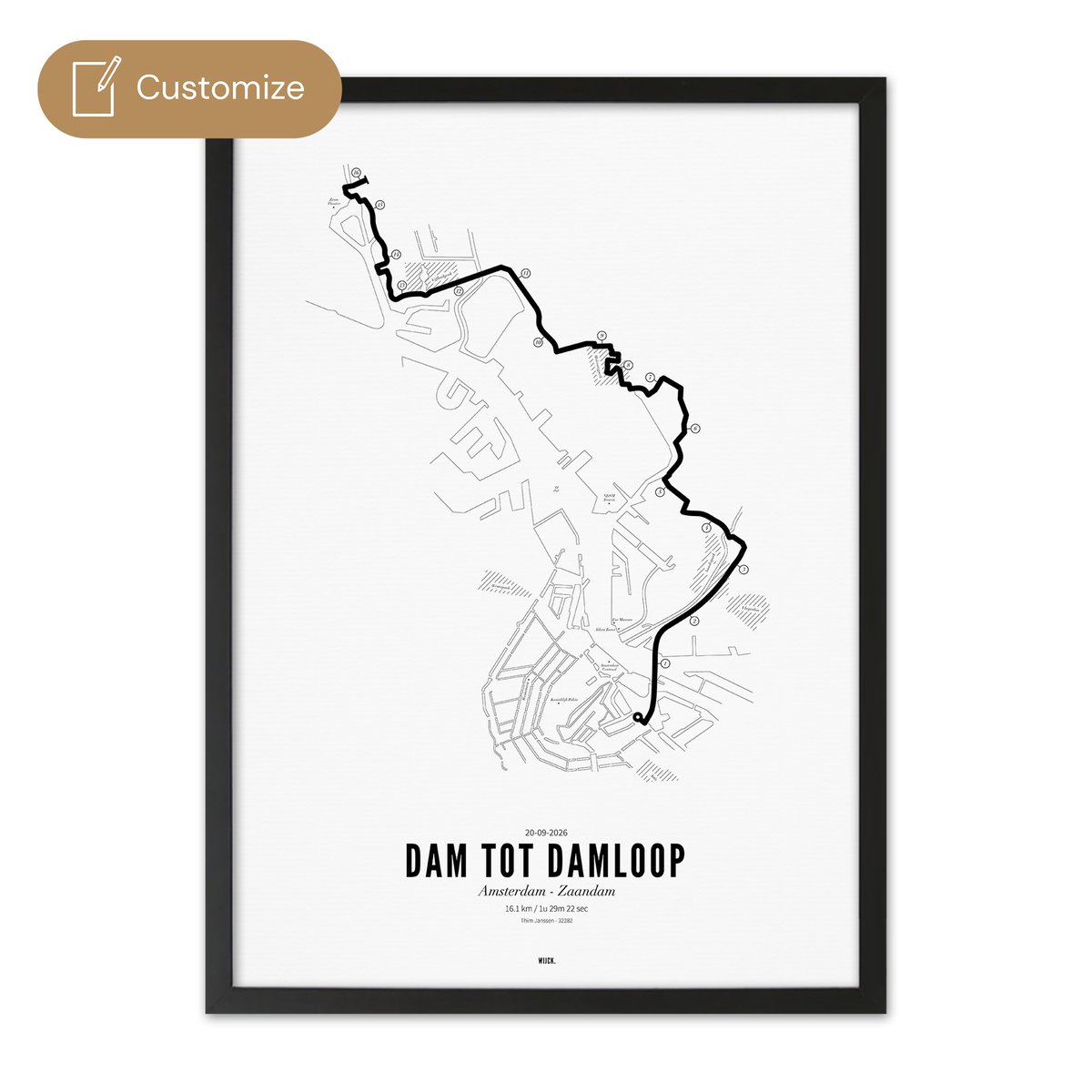 Poster von Dam tot Damloop 2026 | WIJCK.