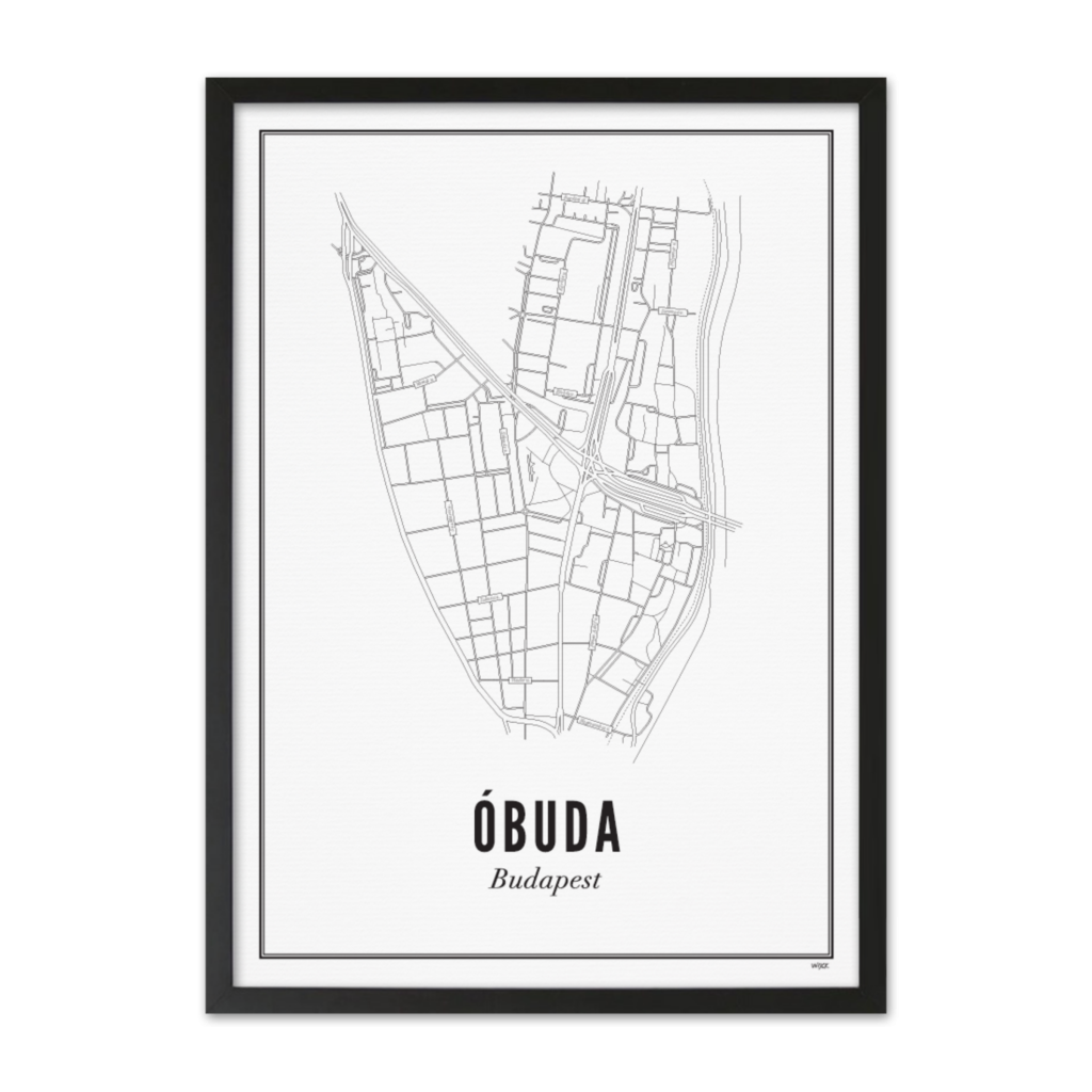Poster of Budapest - Òbuda | WIJCK.