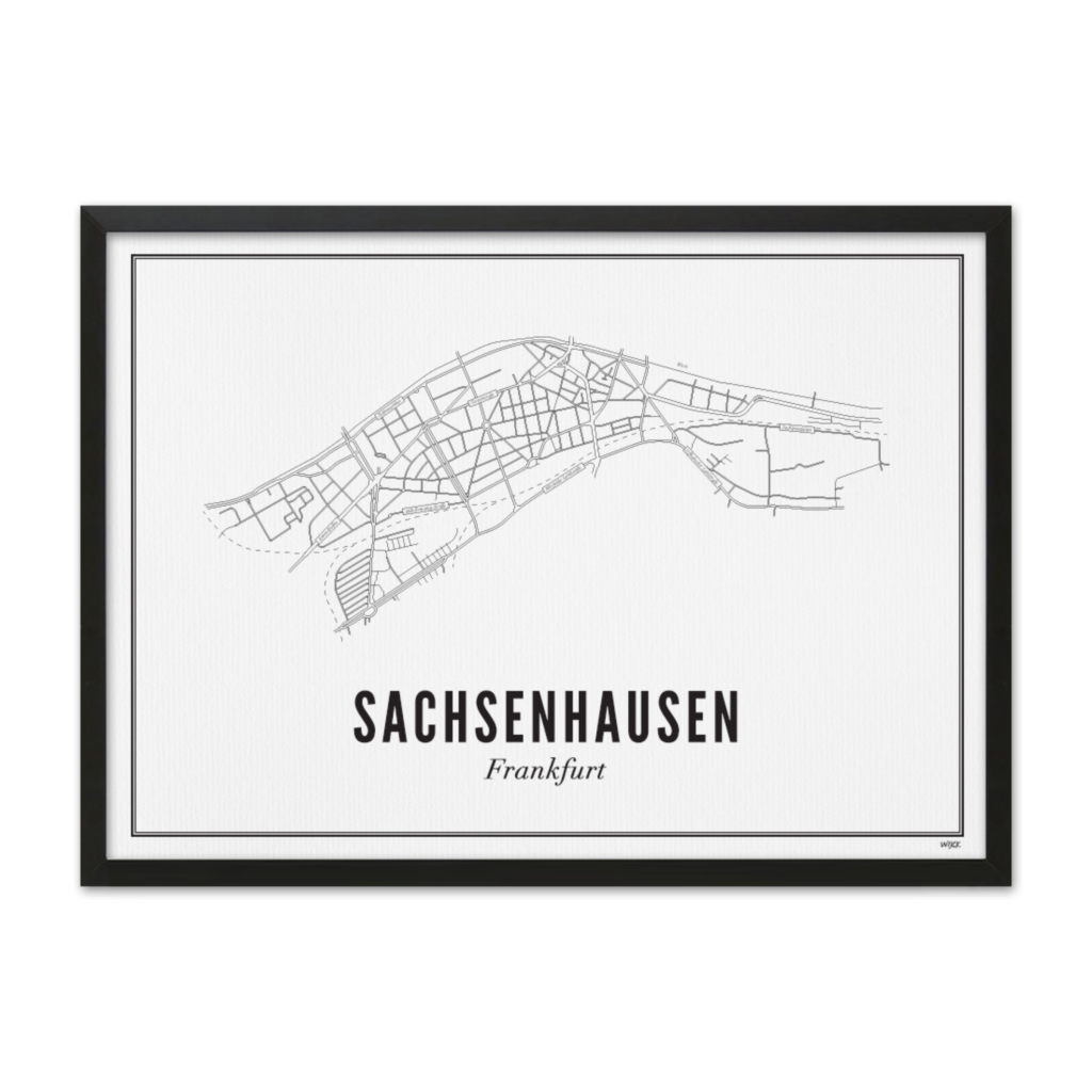 Poster of Frankfurt - Sachsenhausen | WIJCK.