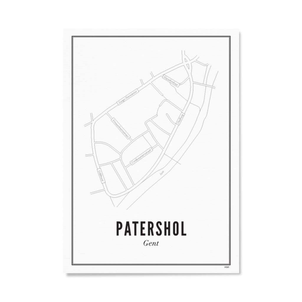 Affiches de Ghent - Patershol | WIJCK.