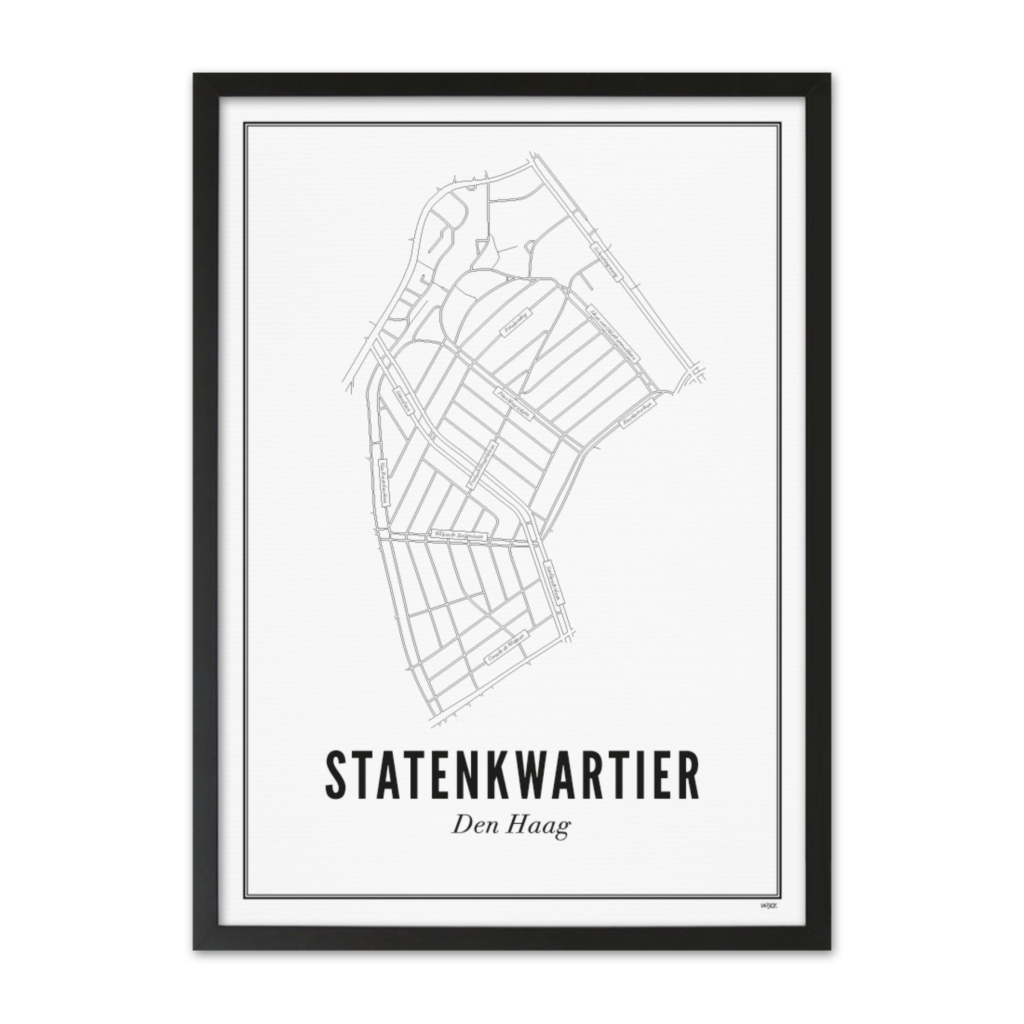 Poster of Den Haag - Statenkwartier | WIJCK.