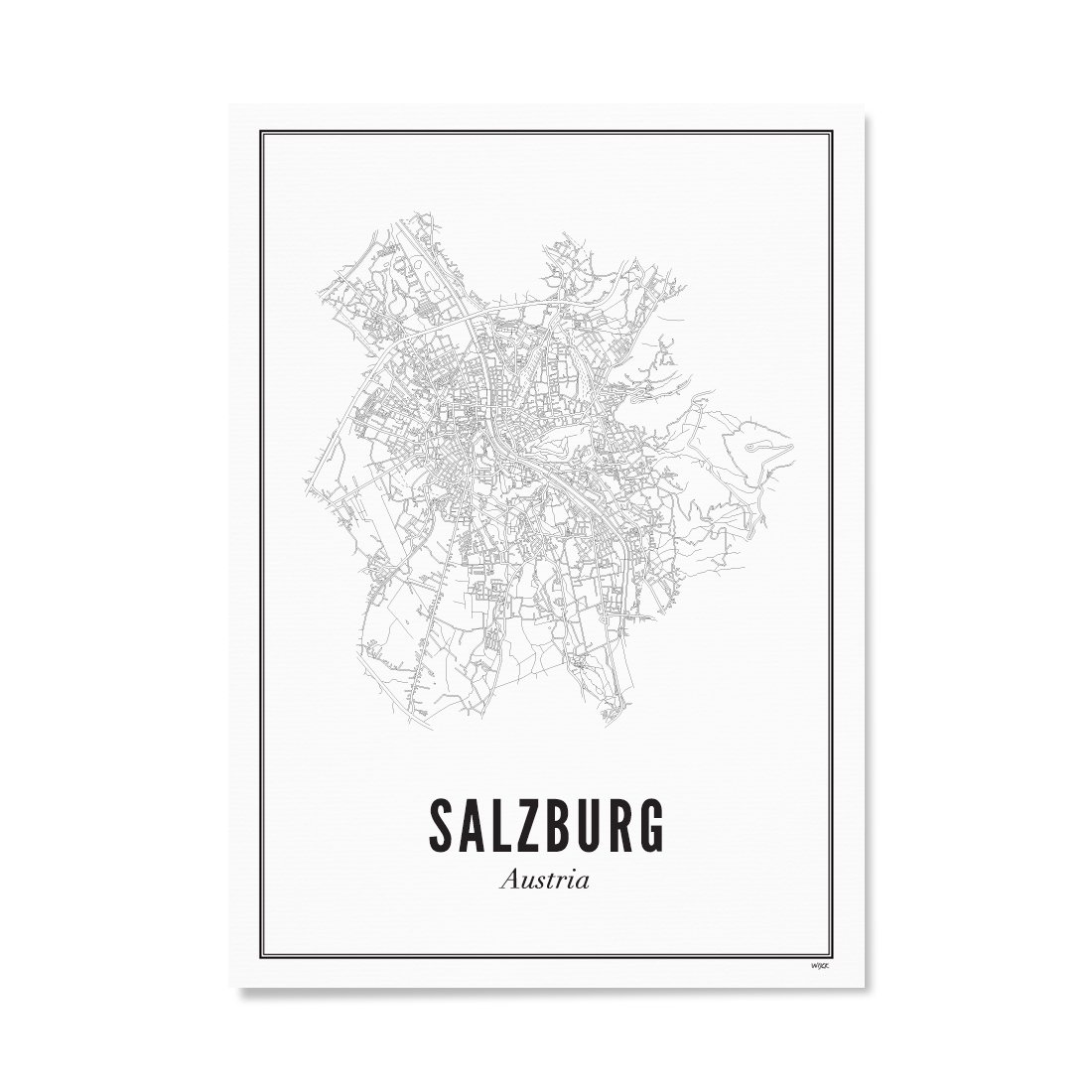 Poster von Salzburg - Stad | WIJCK.