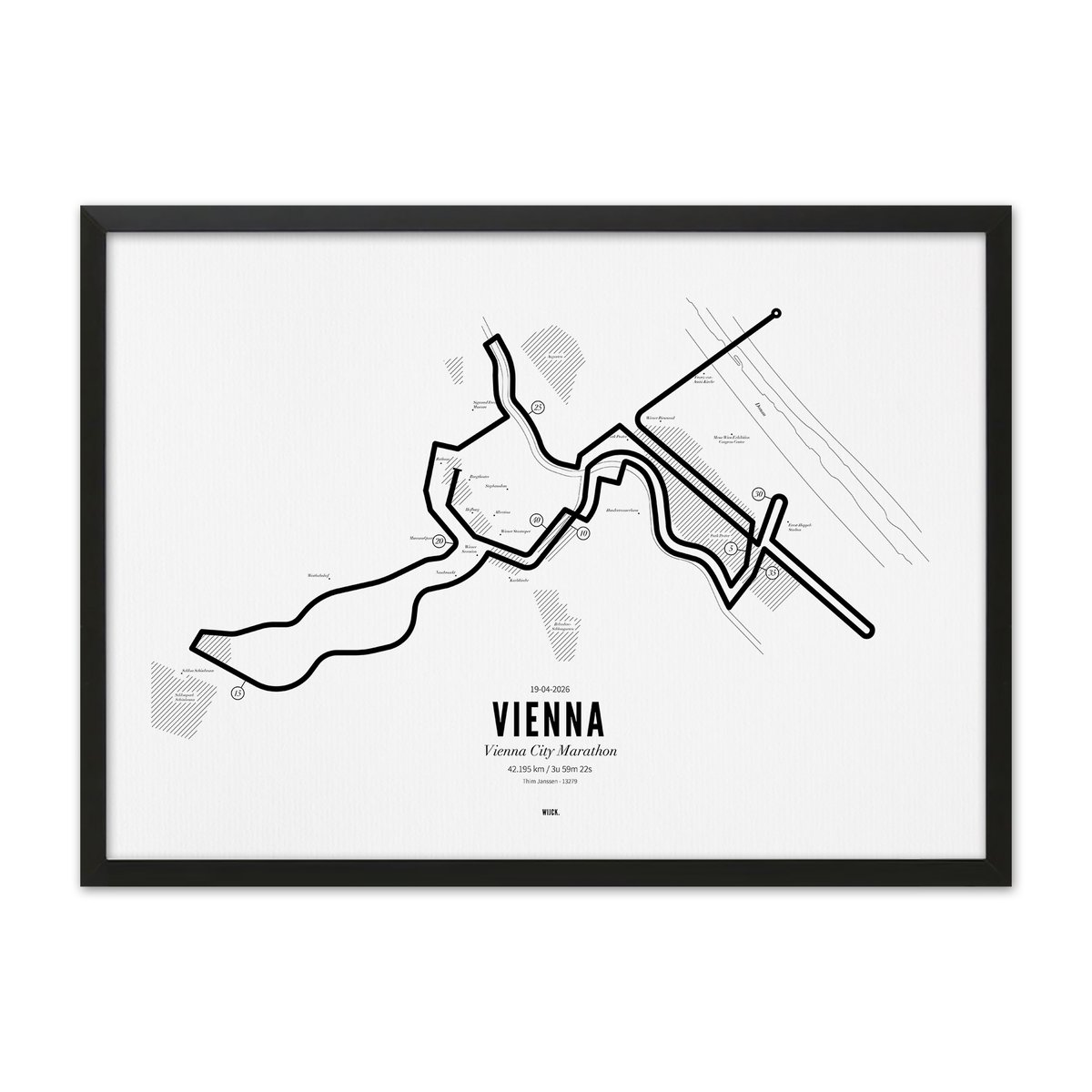 Poster van Marathon Vienna 2026 | WIJCK. 