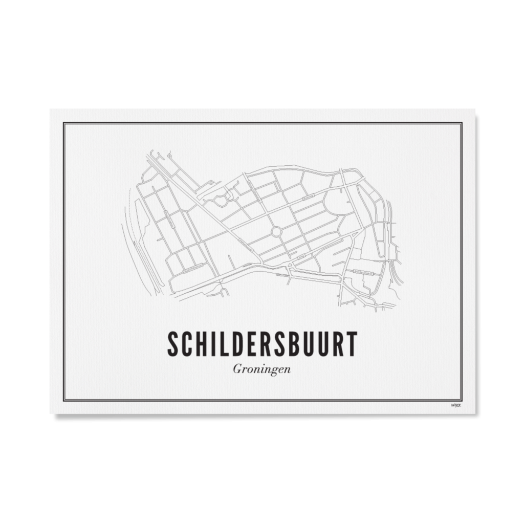 Affiches de Groningen - Schildersbuurt | WIJCK.