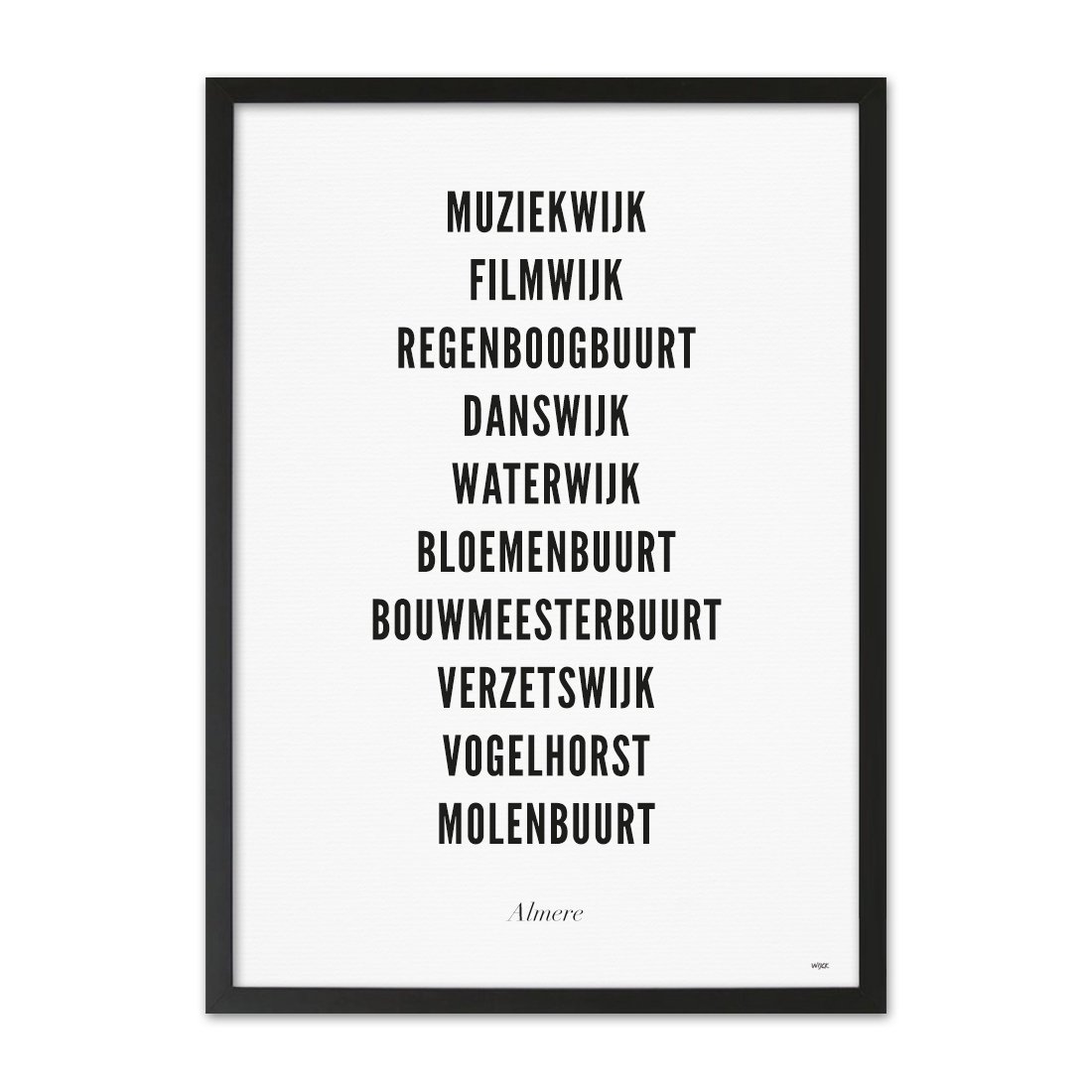Poster of Almere - City | WIJCK.