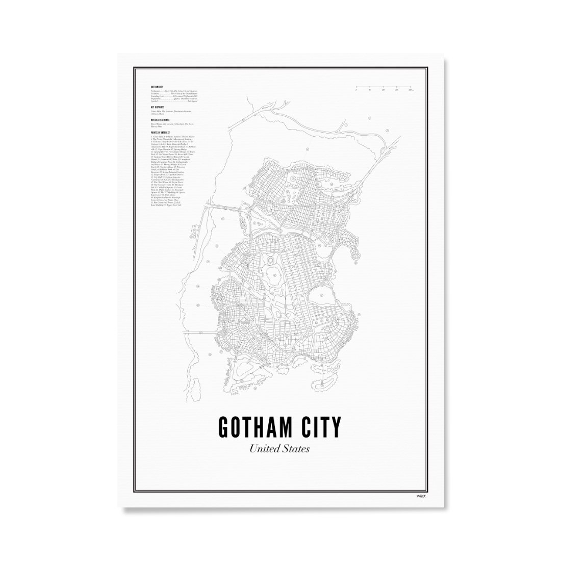 Affiches de Gotham City | WIJCK.