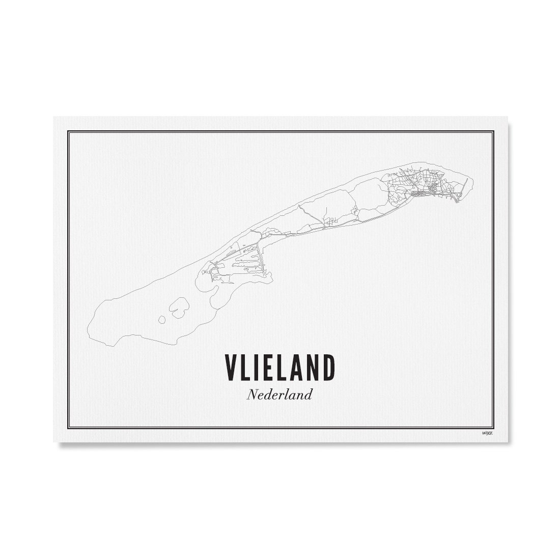 Poster of Vlieland - City | WIJCK.