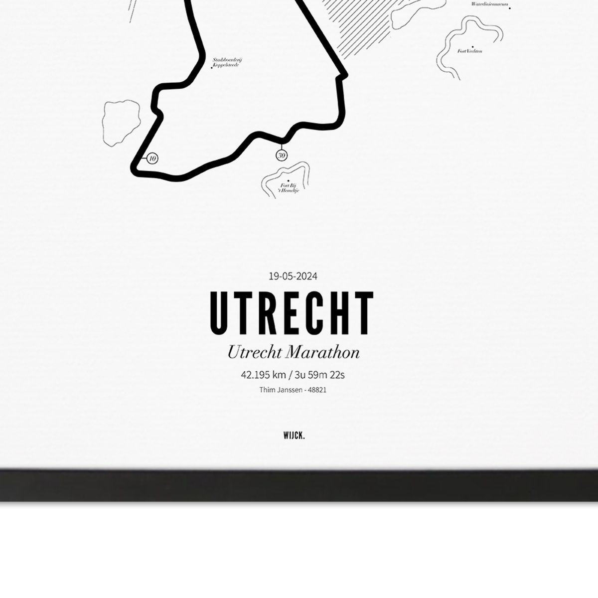 Affiches de Marathon Utrecht 2024 | WIJCK.