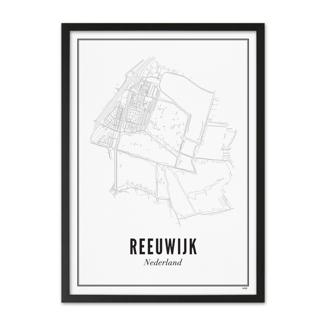 Poster of Reeuwijk - City | WIJCK.