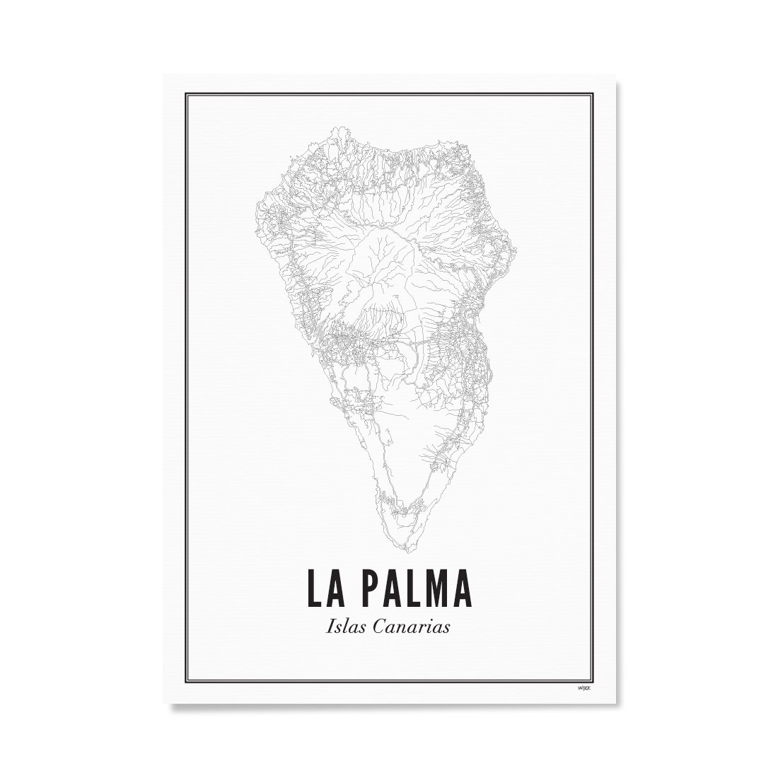Poster van La Palma | WIJCK. 