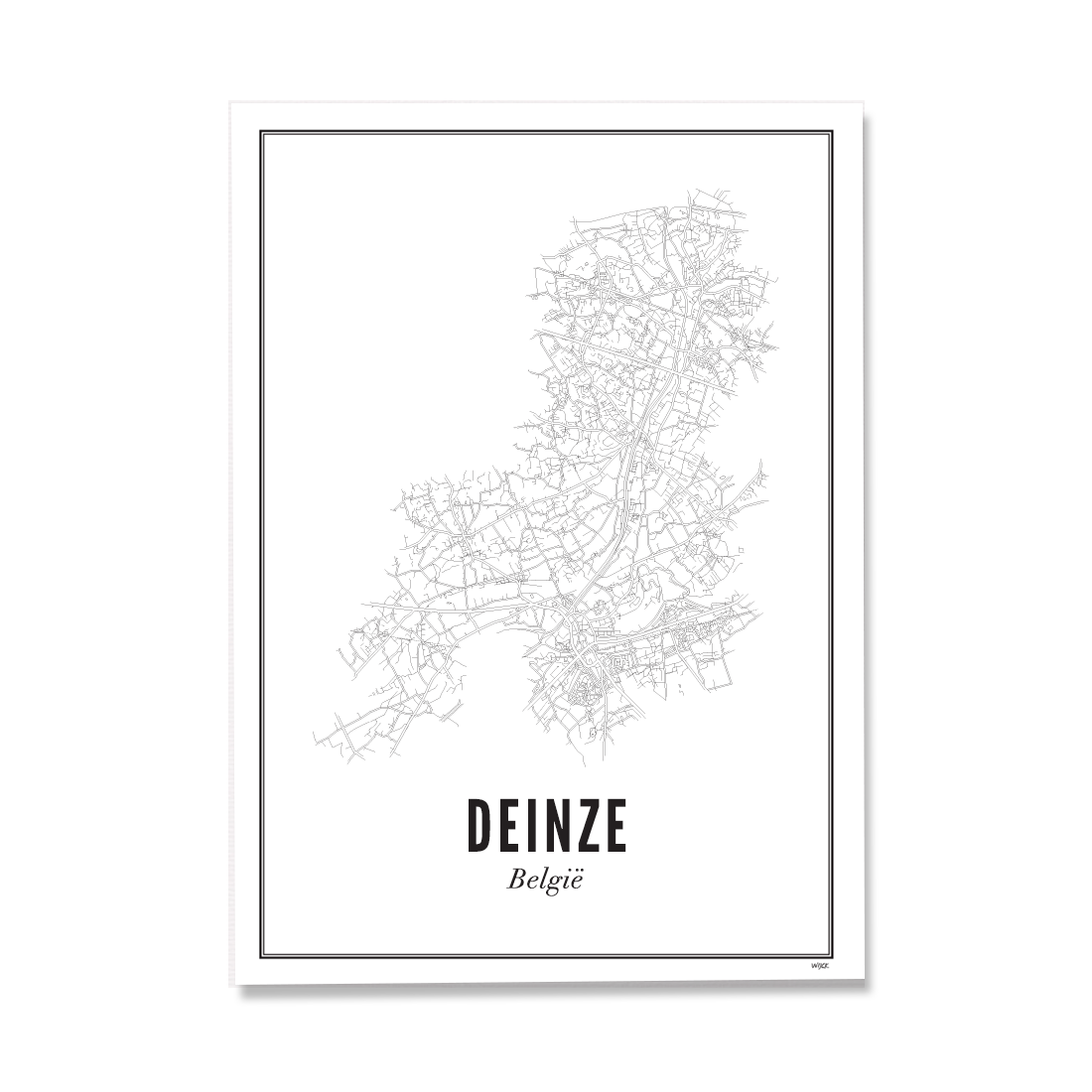 Poster von Deinze - City | WIJCK.