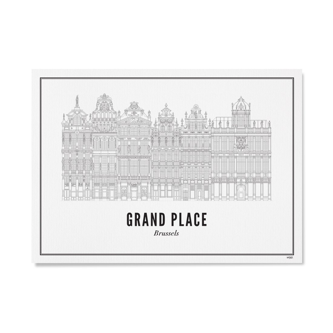 Affiches de Bruxelles - Grand Place | WIJCK.