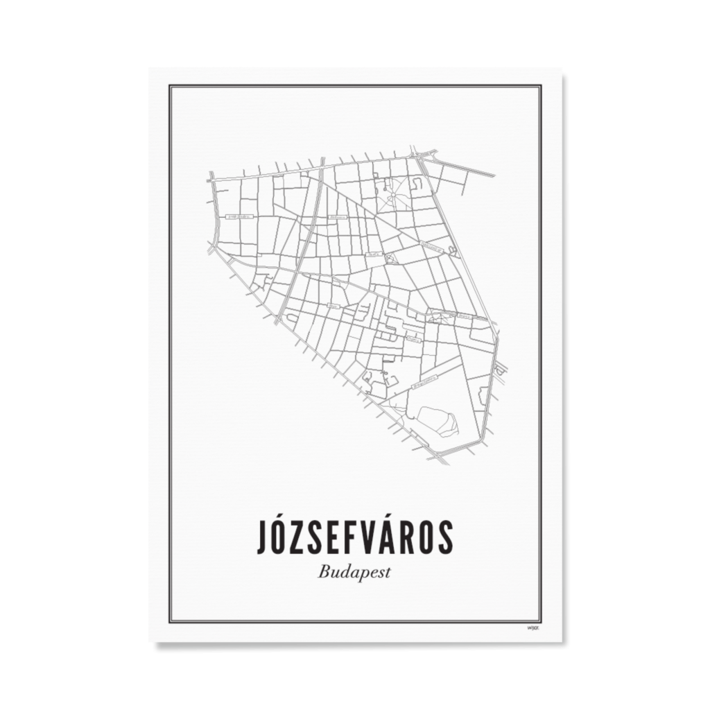 Affiches de Budapest - Józsefváros | WIJCK.