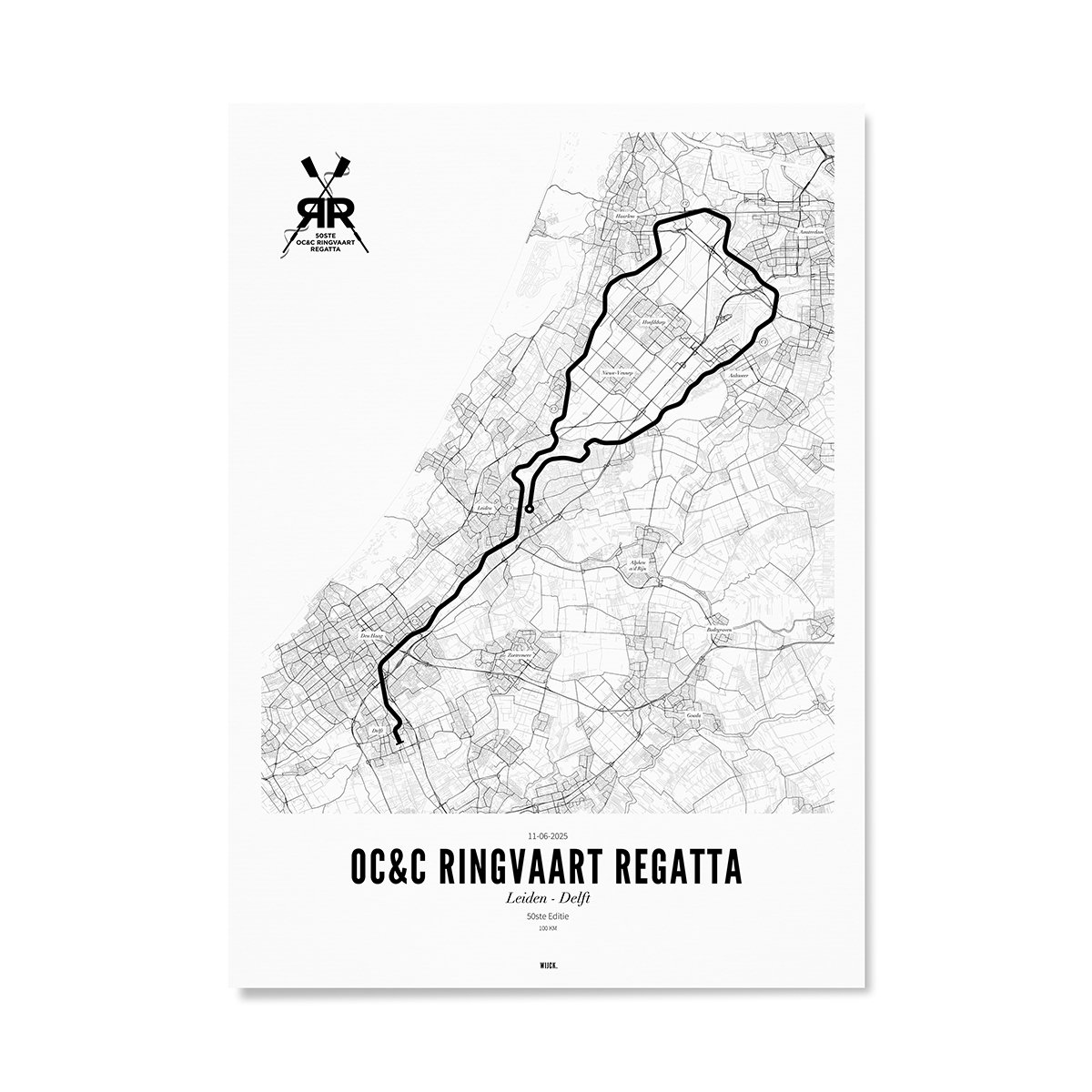 Poster van Ringvaart Regatta | WIJCK. 