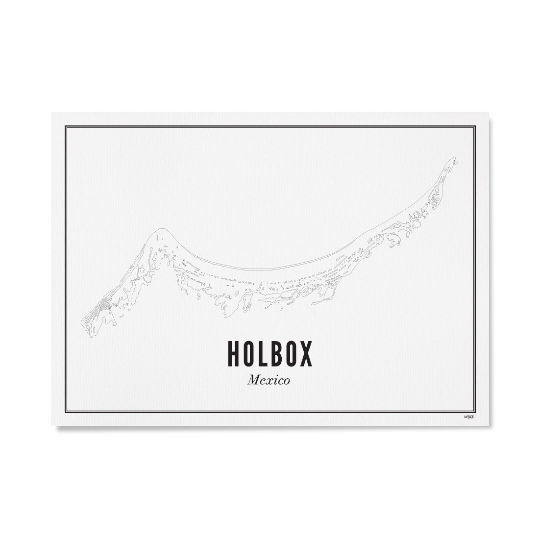 Poster of Isla Holbox | WIJCK.